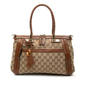 Pre-Loved Gucci GG Canvas Bella Satchel